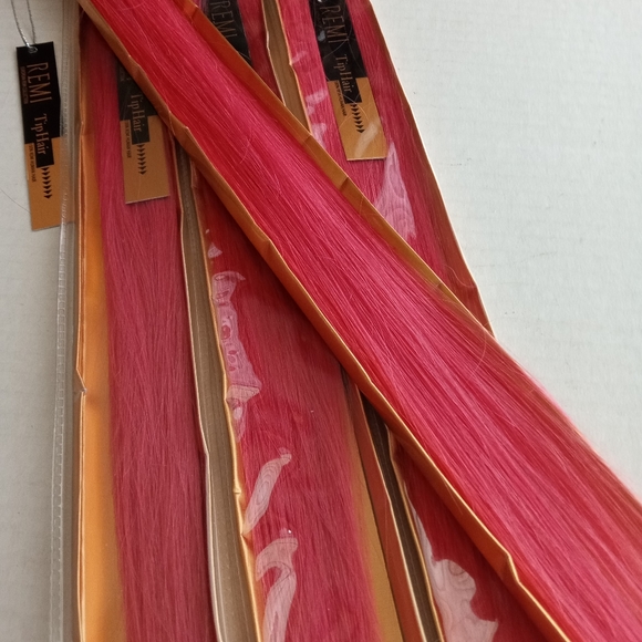 New 18" Light Pink Remy Itips Human Hair Extensions get length and fullness - Picture 9 of 13